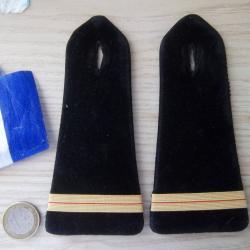 lot pattes d'épaule adjudant Sapeur-Pompier épaulettes