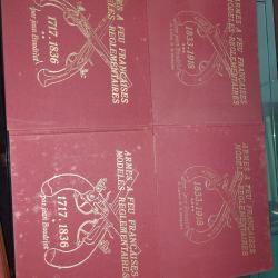 Boudriot 4 volumes reliés armes à feu reglementaires françaises