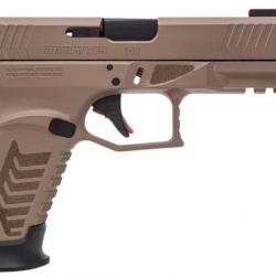 PISTOLET DY9 CAL 9X19 fde AVEC OPTIC READY, CHARGEURS 2x15 et 4 GRIPS DERYA