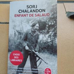LIVRE ENFANT DE SALAUD SORJ CHALANDON WW2 MILICE LEGION CHARLEMAGNE RESISTANCE MAQUIS PRISON