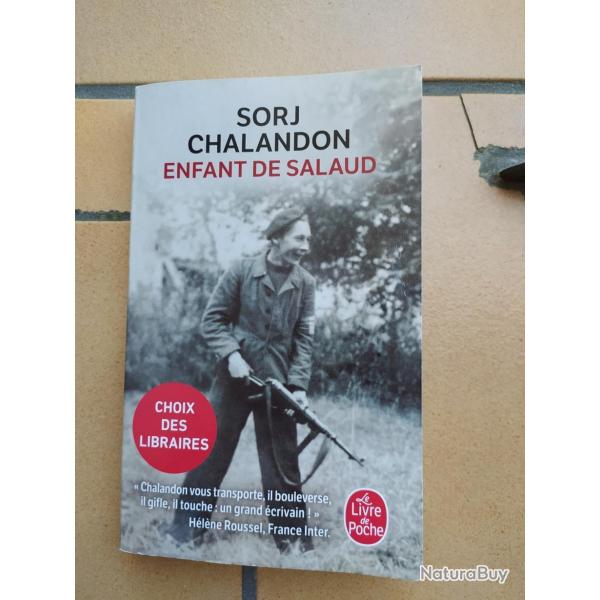 LIVRE ENFANT DE SALAUD SORJ CHALANDON WW2 MILICE LEGION CHARLEMAGNE RESISTANCE MAQUIS PRISON