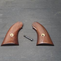 Plaquettes de crosse neuves avec vis pour revolver 1858 remington pietta ref 88/2025