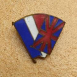 BRELOQUE LIBERATION DRAPEAU FRANCAIS ANGLAIS GUERRE 1939-1945