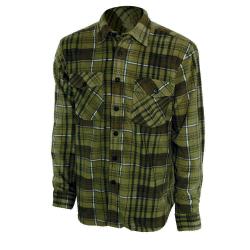 Soldes ! Chemise polaire verte