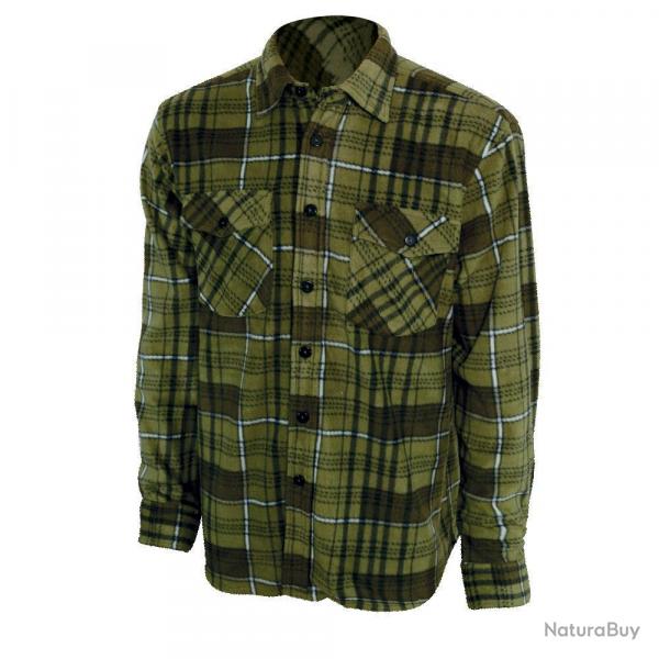Soldes ! Chemise polaire verte
