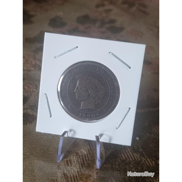 10 Centimes Crs 1880 A Paris , XIXme Sicle 19me