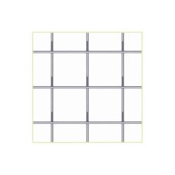 Soldes ! Damier galvanisé soudé 50*50mm fil 2mm hauteur 1,75m