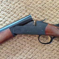 Fusil Winchester 37A calibre 12/76 monocoup chien extérieur éjecteur