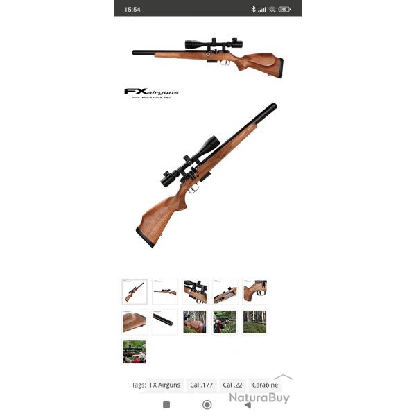 NEUVE. FX DRS 500 WALNUT - de 20 joules