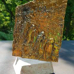 Bronze Doré de Salvador Dali : ", Mur des lamentations "