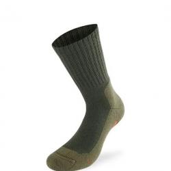 Chaussettes merino Trekking 5.0 vert- lot 2 paires 39-41