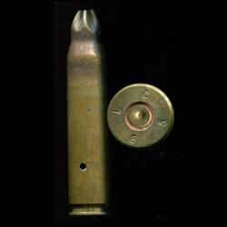 .50 Browning USA - 12.7 x 99 - à blanc rosette 6 plis - marquage de Lake City USA :  L C 7 5