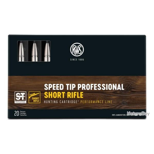 Munitions RWS 30-06 Speed Tip Pro Short Rifle 500mm 10.7g 165gr x2 boites