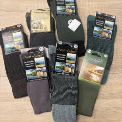 magnifique lot de 7 paires de chaussettes longue fine et epaisse destockage chasse enchere 39/42