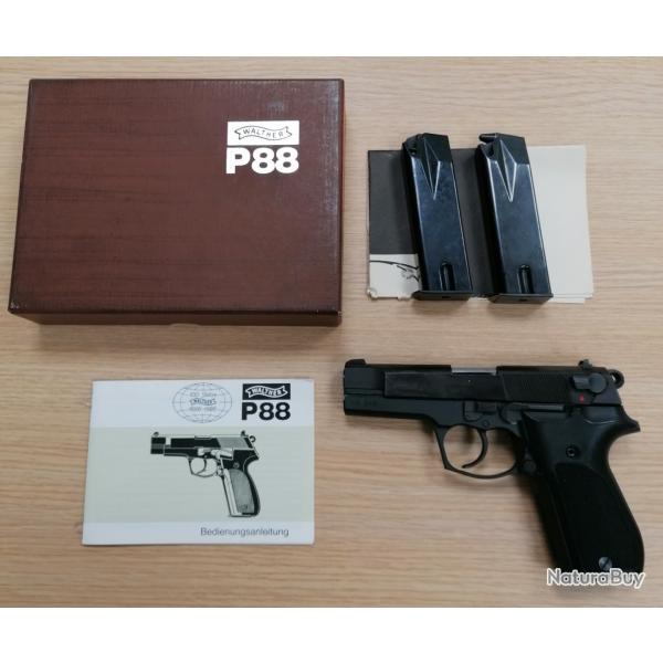 PISTOLET WALTHER P88 COMPACT calibre 9x19 para