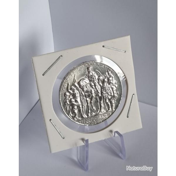 3 Mark Argent 1913 Wilhelm II Commmorative , Dclaration Guerre Prusse contre Napolon , Drei Mark