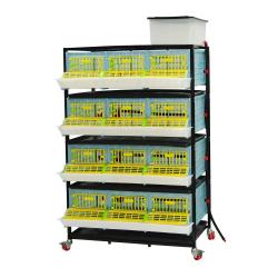 Soldes ! Cage engraissement cailles/perdrix 4 étages