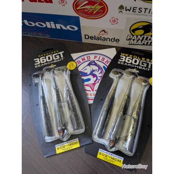 Lot pche n101 / STORM 360 GT SEARCHBAIT.34 ET 12 GRS , 14 CM .