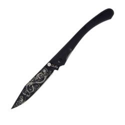 LUC63LTB2LB Couteau pliant LUG " C63 Volutes" manche G10
