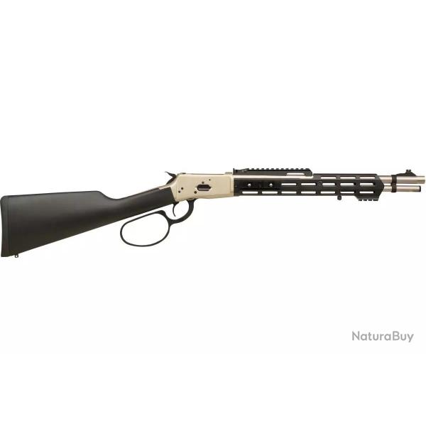Carabine  levier sous garde HUGTEK LVR SSXN-Nickel-synthtique-MLockAlu 51 cm 357 Magnum