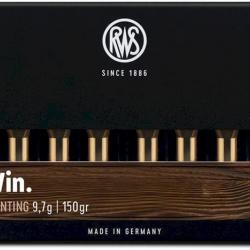 Munitions RWS 308 Win. ID Classic 9.7g 150gr x2 boites