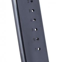 CHARGEUR MECGAR COLT 1911 OFFICIER 45 ACP 7 RDS BL