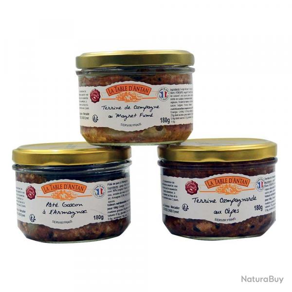 Soldes ! Terrines de 180 g  x 3