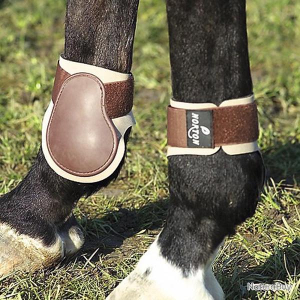 Soldes ! Protge boulets PVC poney coque  brune no beige (Taille 4)