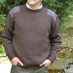 Soldes ! Pull chasse commando marron