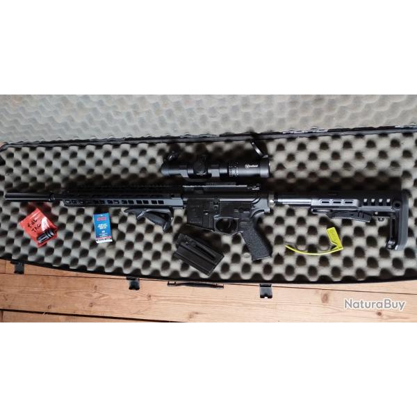 .22lr semi auto Hammerli tac R1 + lunette + silencieux ase