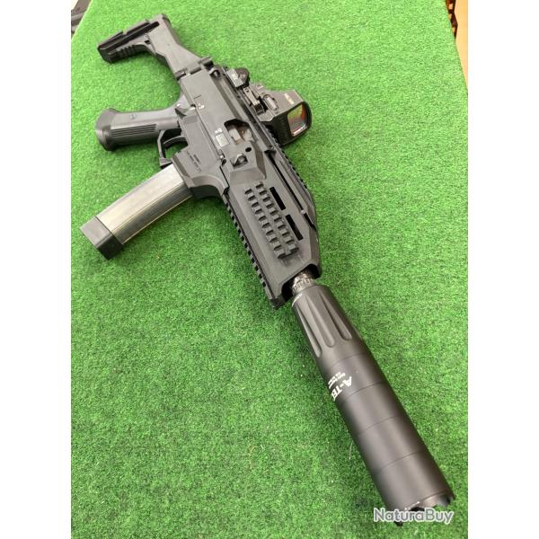SUPERBE CZ SCORPION EVO 3 9X19 + A-TEC + HOLOSUN HS510C