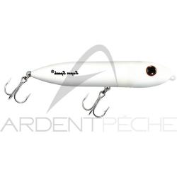 Poisson nageur HEDDON Super spook Jr mini TW Total white
