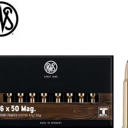 Munitions RWS 5.6x50 Magnum TMS 4.1g 63gr x2 boites