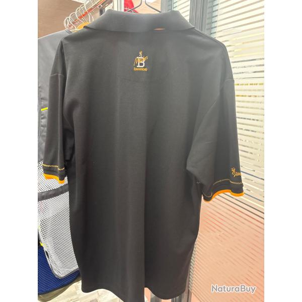 !! NEUF !! POLO BROWNING MASTER 2 BLACK 2XL