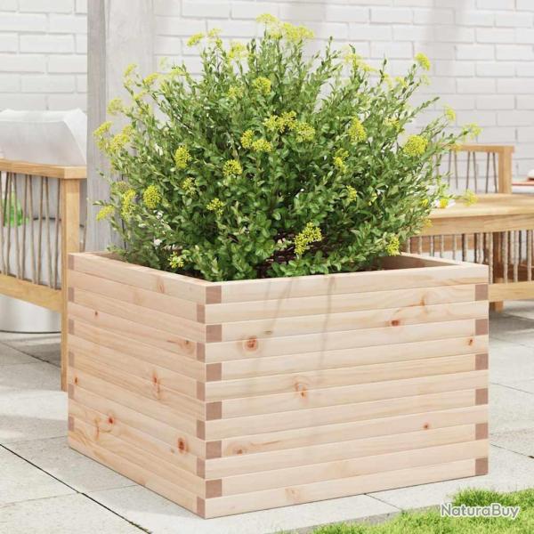 Jardinire 70x70x46 cm bois de pin massif