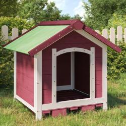 Chenil moka 65x65x61,5 cm bois de pin solide