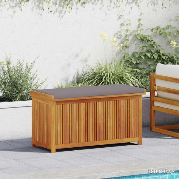 Bote  coussins d'extrieur 113x50x60,5cm bois massif d'acacia