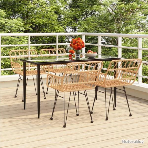 Ensemble  manger de jardin 5pcs Rsine tresse