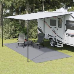 Tapis de tente gris clair 6x2,5 m