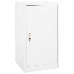 Armoire à selles Blanc 53x53x105 cm Acier