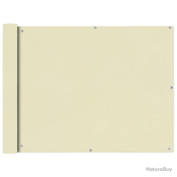 cran de balcon en tissu Oxford 90x400 cm Crme