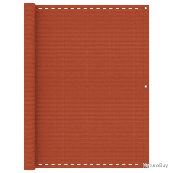 cran de balcon Orange 120x400 cm PEHD