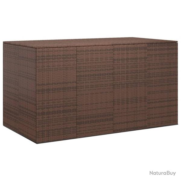 Bote  coussins de jardin Rsine tresse 194x100x103 cm Marron