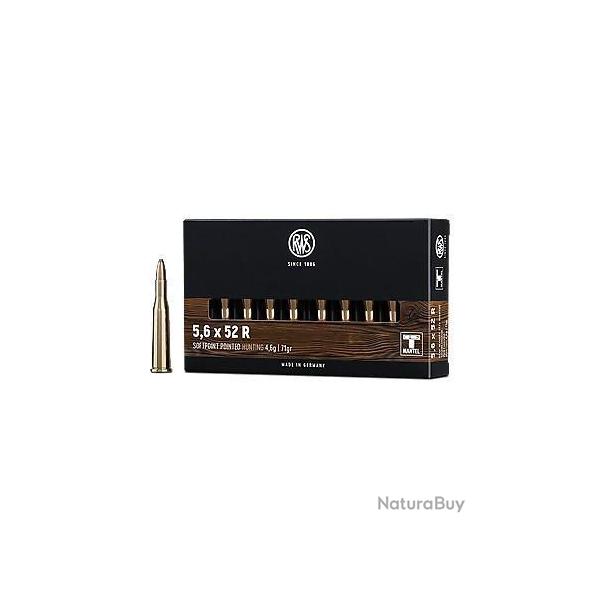 Munitions RWS 5.6x52 R TMS 4.6g 71gr x2 boites