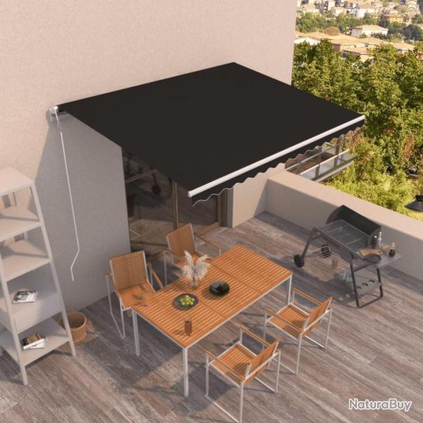 Auvent rtractable automatique 400x350 cm Anthracite