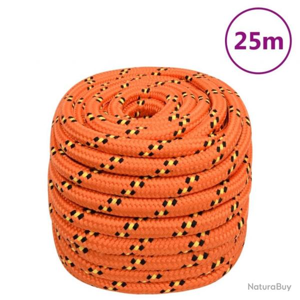 Corde de bateau Orange 20 mm 25 m Polypropylne