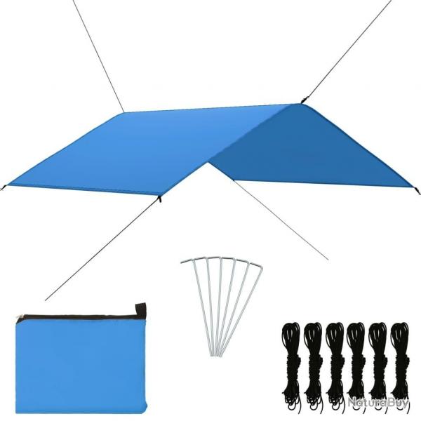 Bche d'extrieur 4x4 m Bleu