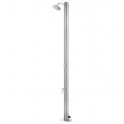 Douche de jardin 215 cm Acier inoxydable