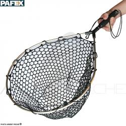 Epuisette PAFEX Flynet filet caoutchouc manche carbone poignée mousse EVA MC15M-C50CN