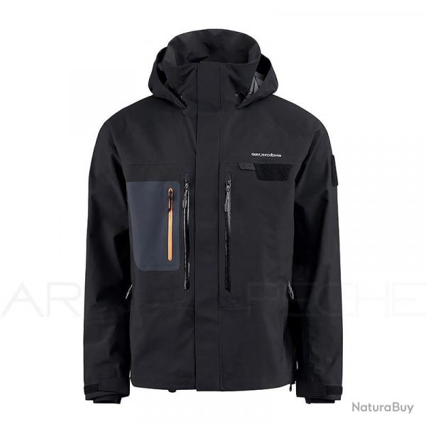 Veste GRUNDENS Portal Gore-Tex wading jacket Black XL